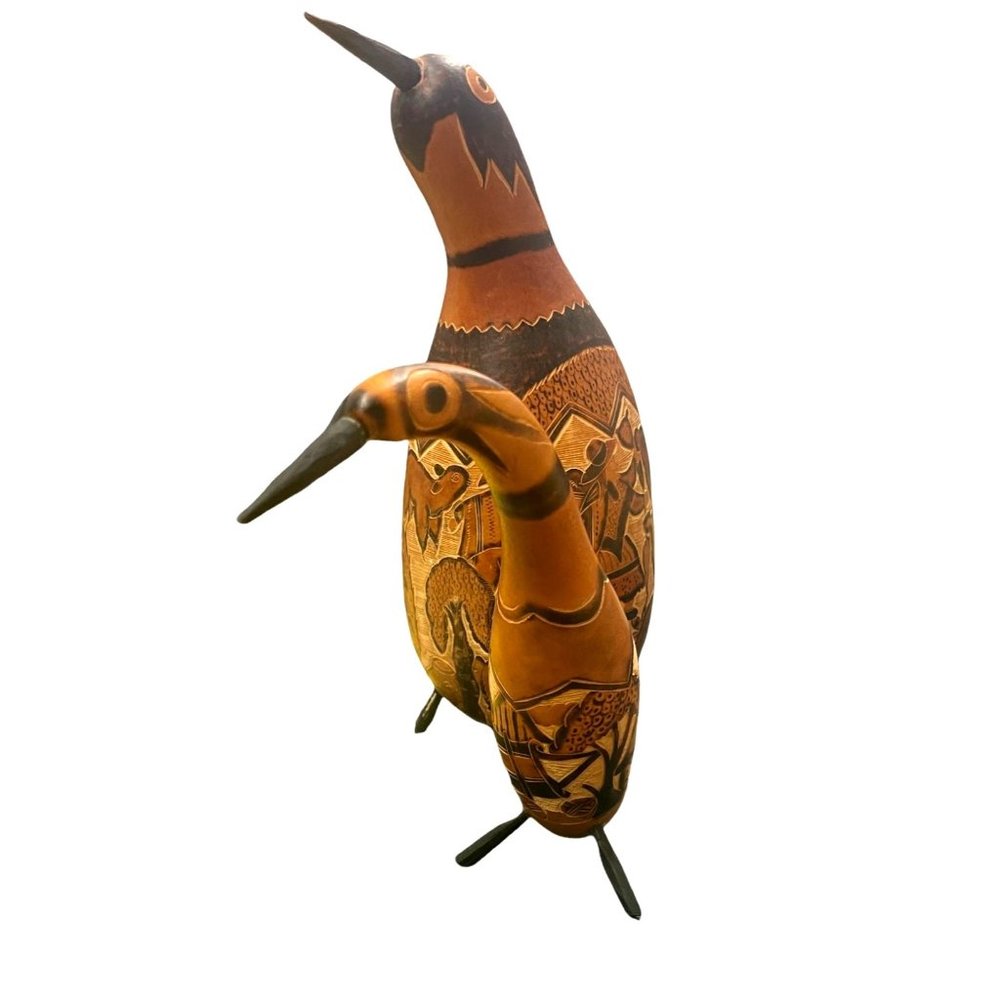 Birds Boho Art Boho Boho Decor Hand carved Gourds